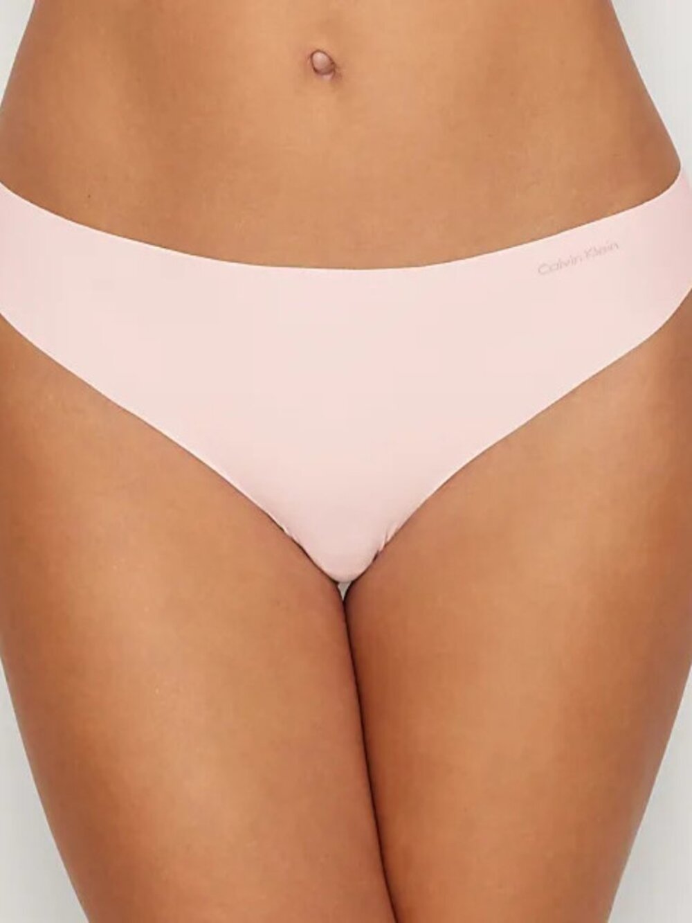 2-CALVIN KLEIN INVISIBLES THONG SIZE LARGE NEW D3428 689